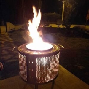 Metlinoo Kulplu Ateş Çukuru Bahçe Şöminesi Kamp Sobası Bahçe Sobası