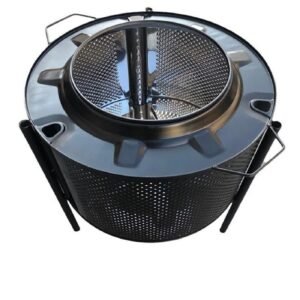 Metlinoo Kulplu Ateş Çukuru Bahçe Şöminesi Kamp Sobası Bahçe Sobası kulplu soba